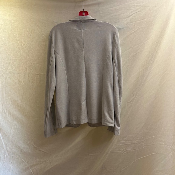 Betabrand Ponte Knit Blazer & Pants Set – Gray Stretch Workwear (Medium) - Picture 12 of 13